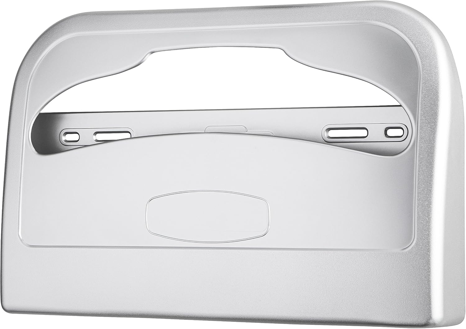 EZbrnd Wall Mount Half-Fold Toilet Seat Cover Dispenser for Commercial/Washroom/Office, Seat Cover Paper Sold Separately, Spray Silver, 3100S-EZ