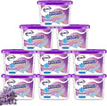 NATRUTH Moisture Absorbers with Lavender Scent,9-Pack Portable Closet Dehumidifier, Odor Eliminator Absorber Bucket, Unscented Humidity Absorber,Cleaner Air Dehumidifier for Closet,Bathrooms