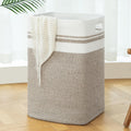 OIAHOMY 91L Laundry Hamper, XXXLarge Laundry Basket, Collapsible Cotton Rope Basket,Woven Storage Basket for Blankets,Clothes,Pillows-16x15x24-Yellow