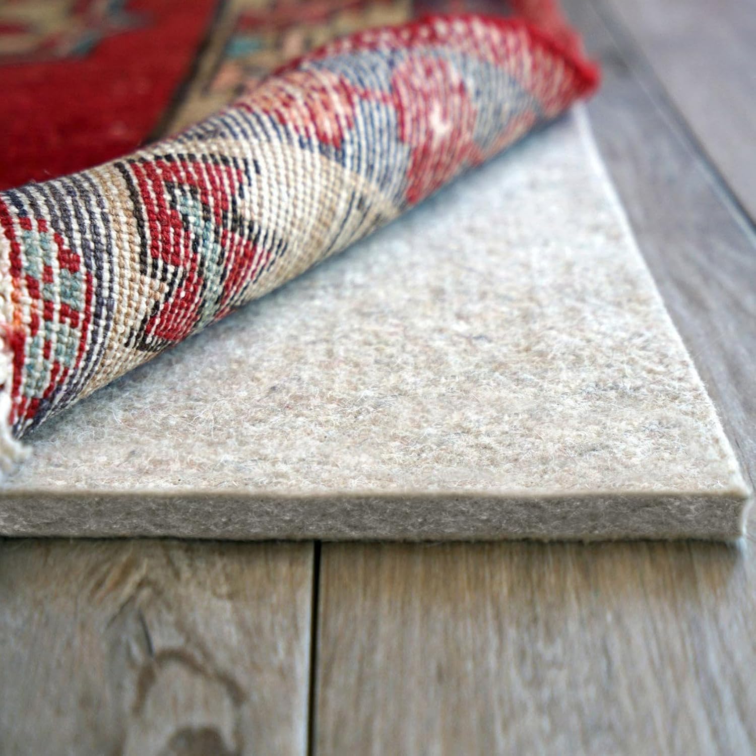 RUGPADUSA - Eco-Plush - 8'10" x 11'10" - 1/2" Thick - 100% Felt - Luxurious Cushioned Rug Pad - Available in 3 Thicknesses, Many Custom Sizes