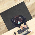 Placoot Office Chair Mat for Hardwood Floor & Tile Floor 55"x35" Desk Chair Mat for Rolling Chairs Electrostatic Adsorption Large Anti-Slip-Recyclable Material Floor Mat for Office/Home with Lip