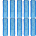 10 Pack Microfiber Cleaning Pads for Bona Mop, Reusable Microfiber Mop Pads for 18 Inch Mop, Hardwood & Hard Surface Floors Replacement Cleaning Mop Pads, Machine Washes
