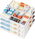 DIMJ Drawer Organizer Clothes - 24 Pack Baby Dresser Organizer for Nursery, Foldable Drawer Organizer Bins for Closet Bedroom Organization, Fabric Clothes Storage Dividers for Underwears, Socks, Bras