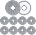 10 Pack Mop Pads for Dreame X40 Ultra/X40 Master/L40 Ultra/L10s Plus/L10s Pro Gen 2/L30 Ultra/X30 Ultra/L20 Ultra/L10s Pro Ultra/X50 Ultra Vacuum Cleaner, Microfiber Mop Cloth Replacement Accessories