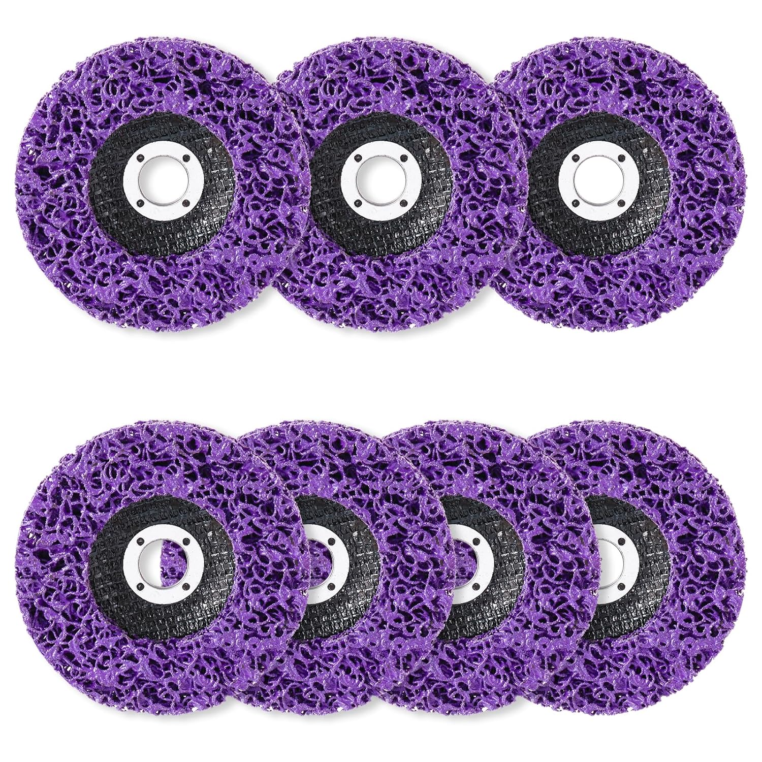 7 Pack Paint Eater Strip Disc Angle Grinder Rust Removal Disc Paint Stripper for Metal Paint Stripper Tool Rust Remover Angle Grinder Attachments Abrasive Wheels & Discs (4" x 5/8")