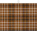 Brown Plaid Dish Drying Mat for Kitchen Counter Microfiber Absorbent Dish Kitchen Drying Mat Draining Reusable Washable for Dishes/Utensils/Counterto