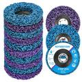 10 Pack Strip Discs Stripping Wheel 4.5 inch for Angle Grinder Clean and Remove Paint Coating Rust Welds Oxidation (4-1/2" x 7/8")