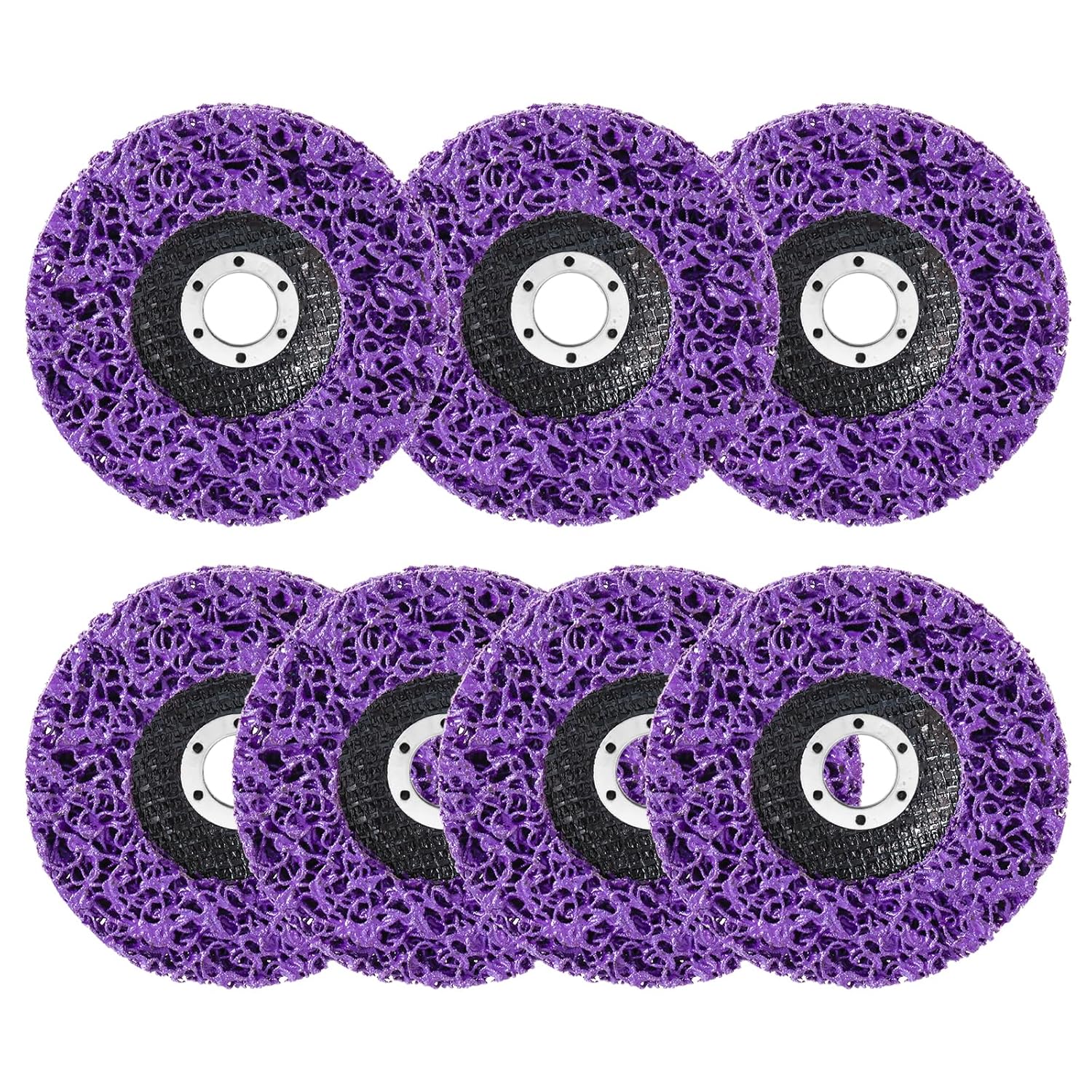 7 Pack Paint Eater Strip Disc Angle Grinder Rust Removal Disc Paint Stripper for Metal Paint Stripper Tool Rust Remover Angle Grinder Attachments Abrasive Wheels & Discs (4-1/2" x 7/8")