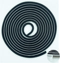 Weather Stripping Brush for Sliding Windows/Doors Frame Side,Pile Self Adhesive Weatherstrip Seal Strip Sealer Draft Stoppers (80ft x11/32 Backing x 11/32 Brush inch, Black)