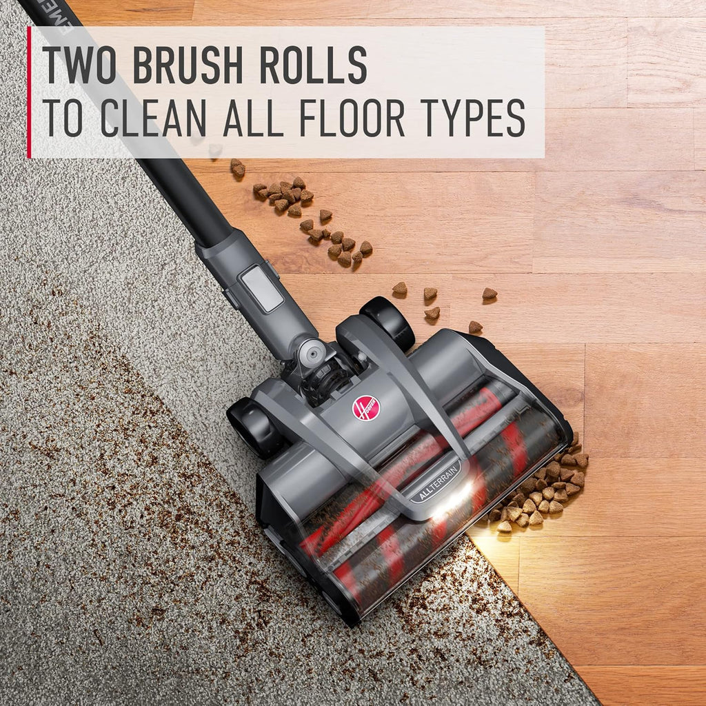 Hoover ONEPWR WindTunnel Emerge Complete Cordless Stick Vacuum Cleaner, Lightweight Stick Vac, Powerful and Quiet Cleaning, Self Standing, No Wall Mount Required, Cordless Vacuum Cleaners for Home Use