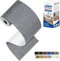 KING MOUNTAIN Linen Repair Patches, Self-Adhesive Fabric Patches, 4 X 63 inch Extra Size, Multi Color, Can be Used for Sofa Repair and Linen Clothes Repair (Charcoal Grey1.0)