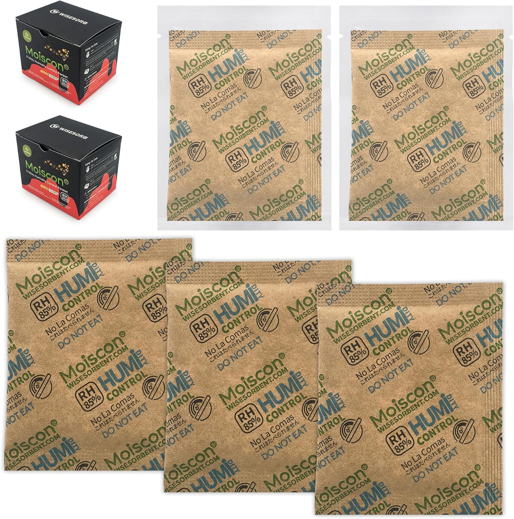 30 Pack 85% RH Size 8 Two-Way Humidity Control Packs for Wooden Musical Instruments, 8 Gram Moisture Control Packets for Bagpipe Reeds, Saxophone Reeds Individually Wrapped