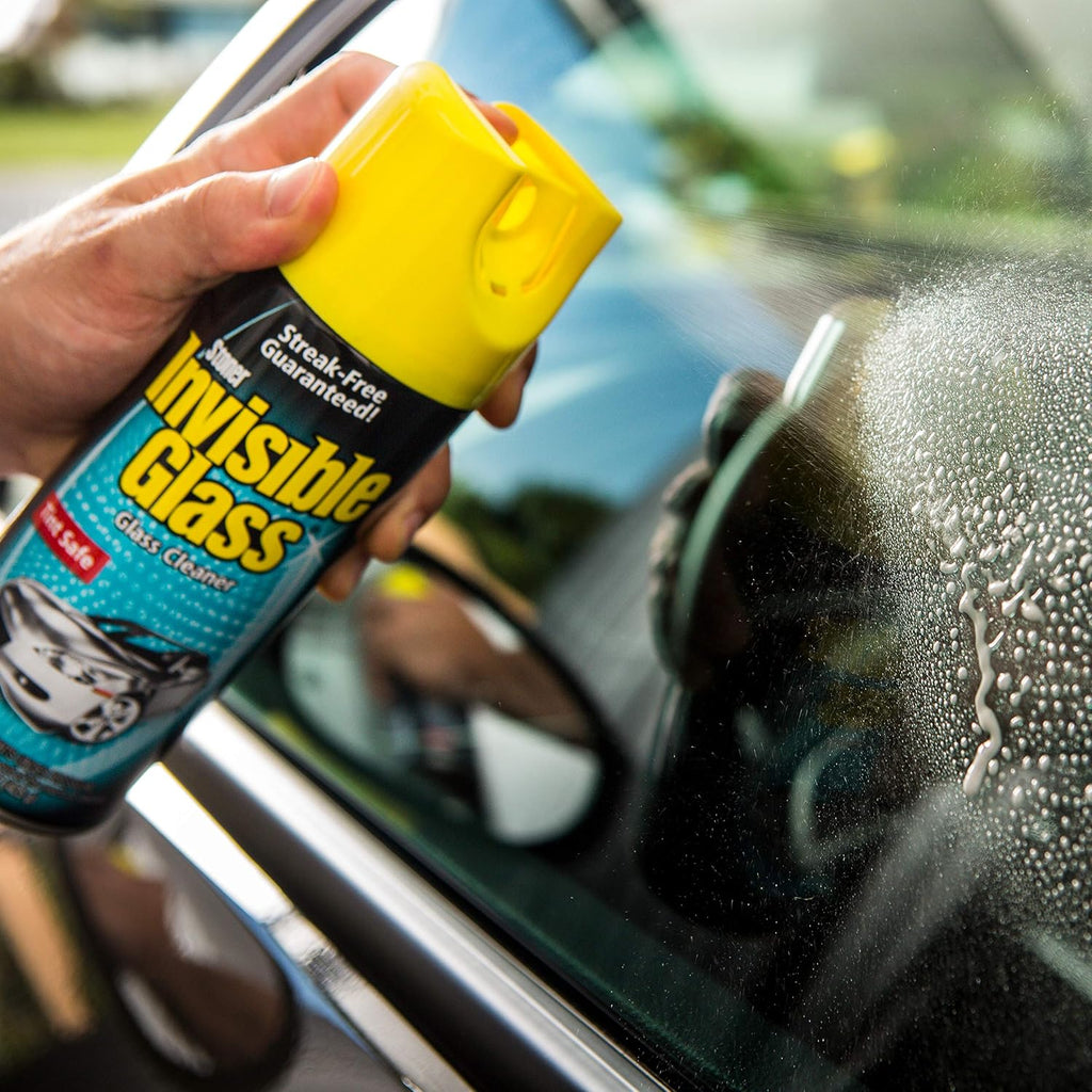 Invisible Glass 91163-3PK Premium Aerosol Glass and Window Cleaner for Auto and Home, Streak-Free, Ammonia-Free, Tint-Safe, 15 oz (Pack of 3)