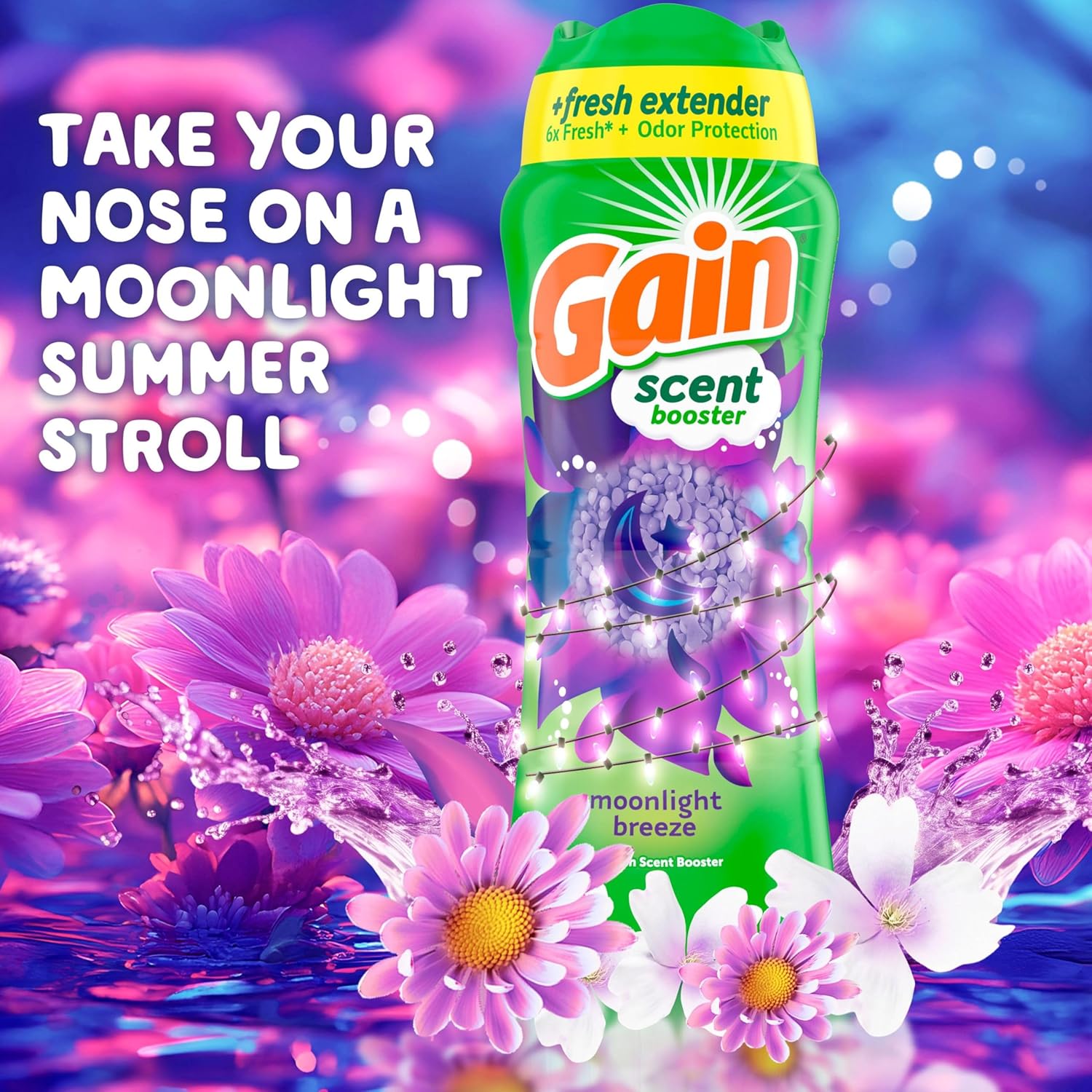 Gain Fireworks In-Wash Scent Booster Beads, Moonlight Breeze, 24 oz