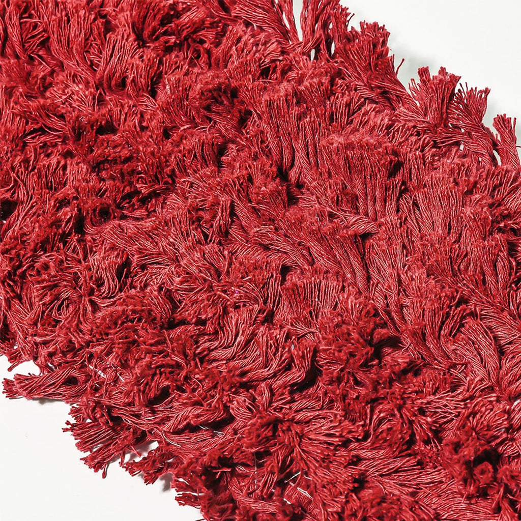 Commercial Dust Mop Replacement Head – 48 x 5 in. Cotton Nylon Reusable Mop Head – Industrial Dust Mop Refill for Floor Cleaning & Janitorial Supplies, Red