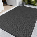 Indoor Outdoor Front Door Mats, 72" x 48" Rubber Backing Non Slip Durable Welcome Floor Mats for Patio, Garage Entrance, Stain and Fade Resistant Commercial Doormats for High Traffic