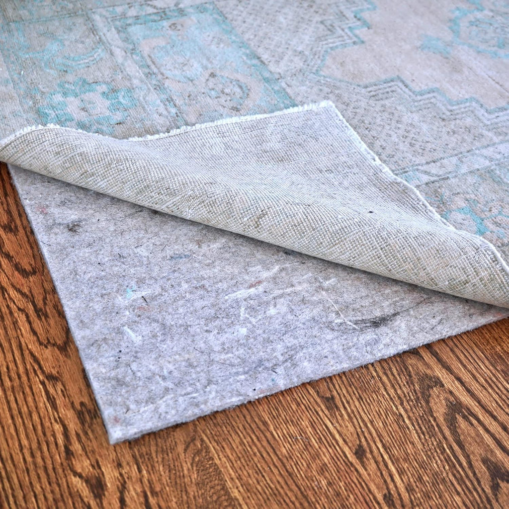 RUGPADUSA - Dual Surface - 2'x4' - 1/8" Thick - Felt + Rubber - Non-Slip Backing Rug Pad - Adds Low-Profile Comfort and Protection