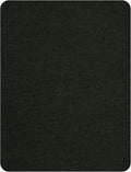 KING MOUNTAIN Fine Linen Repair Patches, Self-Adhesive Linen Fabric Patches, 8X11 inch Extra Size, Multi Color, Can be Used for Linen Sofa Repair and Linen Clothes Repair(Charcoal Black,8" x 11")