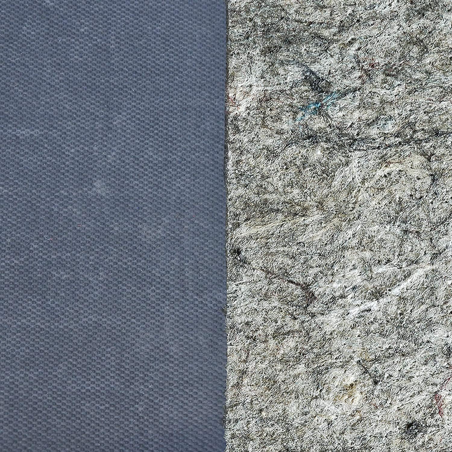 RUGPADUSA - Dual Surface - 5'x7' - 1/4" Thick - Felt + Rubber - Non-Slip Backing Rug Pad - Safe for All Floors