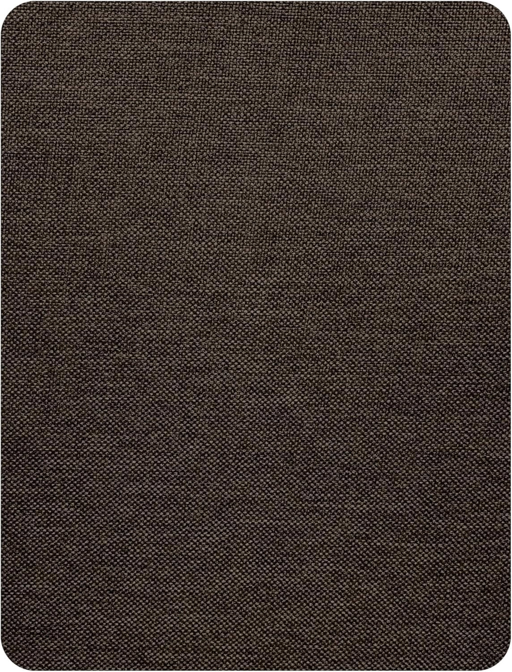 KING MOUNTAIN Coarse Linen Repair Patches, Self-Adhesive Linen Fabric Patches, 8X11 inch, Multi Color, Can be Used for Linen Sofa Repair and Linen Clothes Repair(8" x 11",Chocolate Brown)