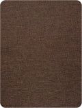KING MOUNTAIN Coarse Linen Repair Patches, Self-Adhesive Linen Fabric Patches, 8X11 inch, Multi Color, Can be Used for Linen Sofa Repair and Linen Clothes Repair(8" x 11",Coffee Brown)