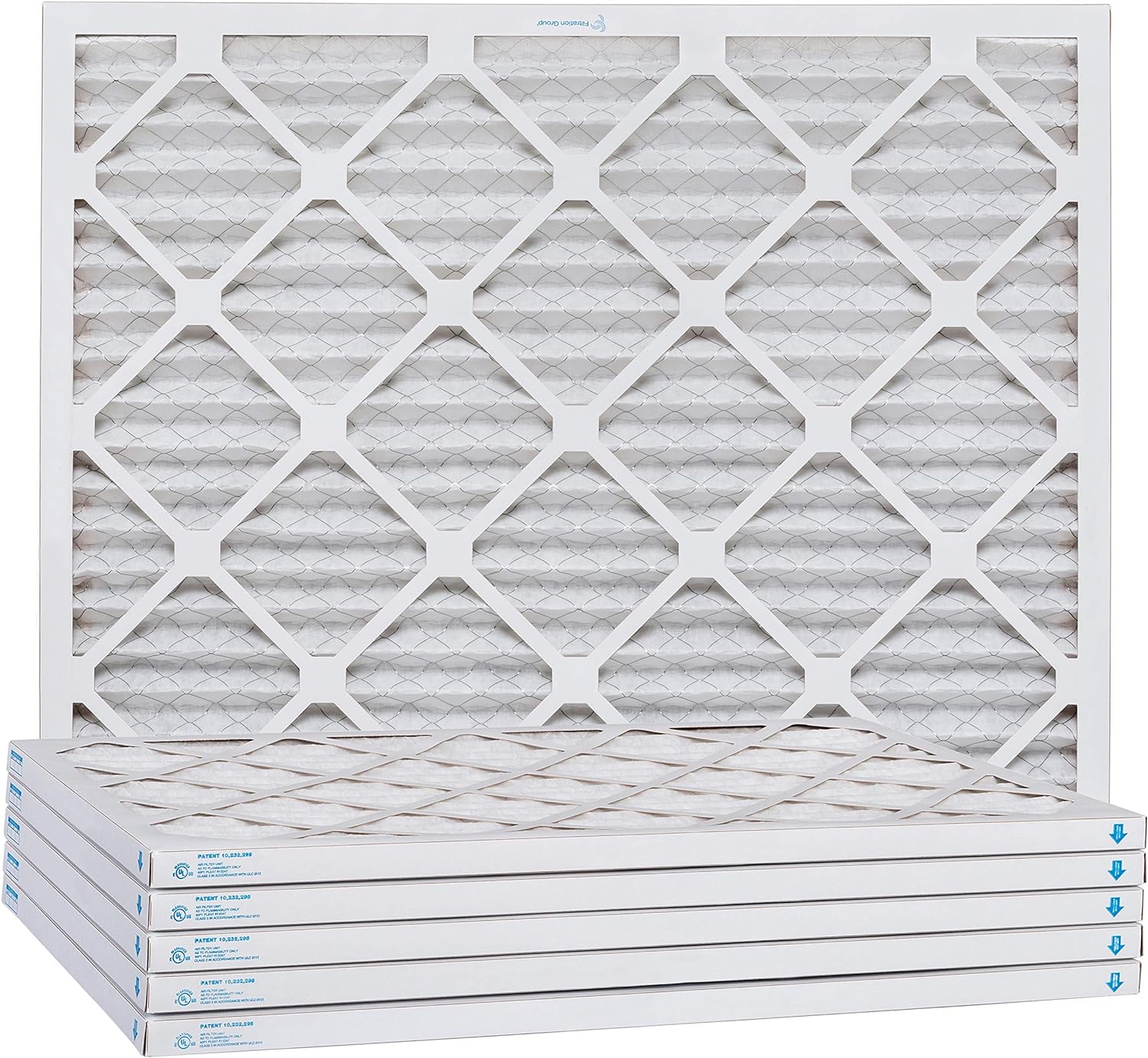 Aerostar 24x28x1 MERV 13, Pleated Air Filter, 24x28x1, Box of 6, Made in the USA