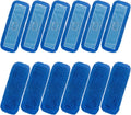 Matthew 36'' Microfiber Loop Dust Mop Washable Commercial&Residential Heavy Duty Mop Head Replacement Premium Absorbent Industrial Dust Mop Refill Pads for Hardwood, Office,Garage and Hotel -12Pack