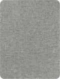 KING MOUNTAIN Fine Linen Repair Patches, Self-Adhesive Linen Fabric Patches, 8X11 inch Extra Size, Multi Color, Can be Used for Linen Sofa Repair and Linen Clothes Repair(Medium Grey,8" x 11")