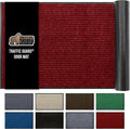 GORILLA GRIP Traffic Guard Door Mat, 70x24, Heavy Duty Welcome Mats, Commercial Office Space Doormat, Waterproof, Fade Resistant, Strong Rubber Backing, Low Profile, Shoe and Boot Scraper, Red