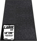Front Door Mat Indoor Outdoor Entrance, 48" x 96" Dirt Resistant and Absorbent Door Mat, TPR Backing Non-Slip Doormats, Easy to Clean, Low Profile Welcome Floor Mat for Outside Entry