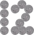 Stainless Steel Scrubber Scrubbing Scouring Pad Sponges Clean Pot Pan and Steel Wool for Kitchen Bathroom