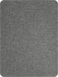 KING MOUNTAIN Fine Linen Repair Patches, Self-Adhesive Linen Fabric Patches, 8X11 inch Extra Size, Multi Color, Can be Used for Linen Sofa Repair and Linen Clothes Repair(8" x 11",Medium Grey 1.0)