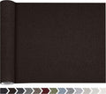 Fine Linen Repair Patches, Self-Adhesive Linen Fabric Patches, 12X40 inch Extra Size, Multi Color, Can be Used for Linen Sofa Repair and Linen Clothes Repair (12" x 40", Dark Brown)