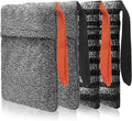 4 Pack Soap Bag Different Roughness Deep and Gentle,Bar Soap Pouch Saver Pocket,Exfoliating Body Scrubber Shower Bath Sponge Loofah (Grey)