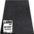 Front Door Mat Indoor Outdoor Entrance, 48" x 72" Dirt Resistant and Absorbent Door Mat, TPR Backing Non-Slip Doormats, Easy to Clean, Low Profile Welcome Floor Mat for Outside Entry