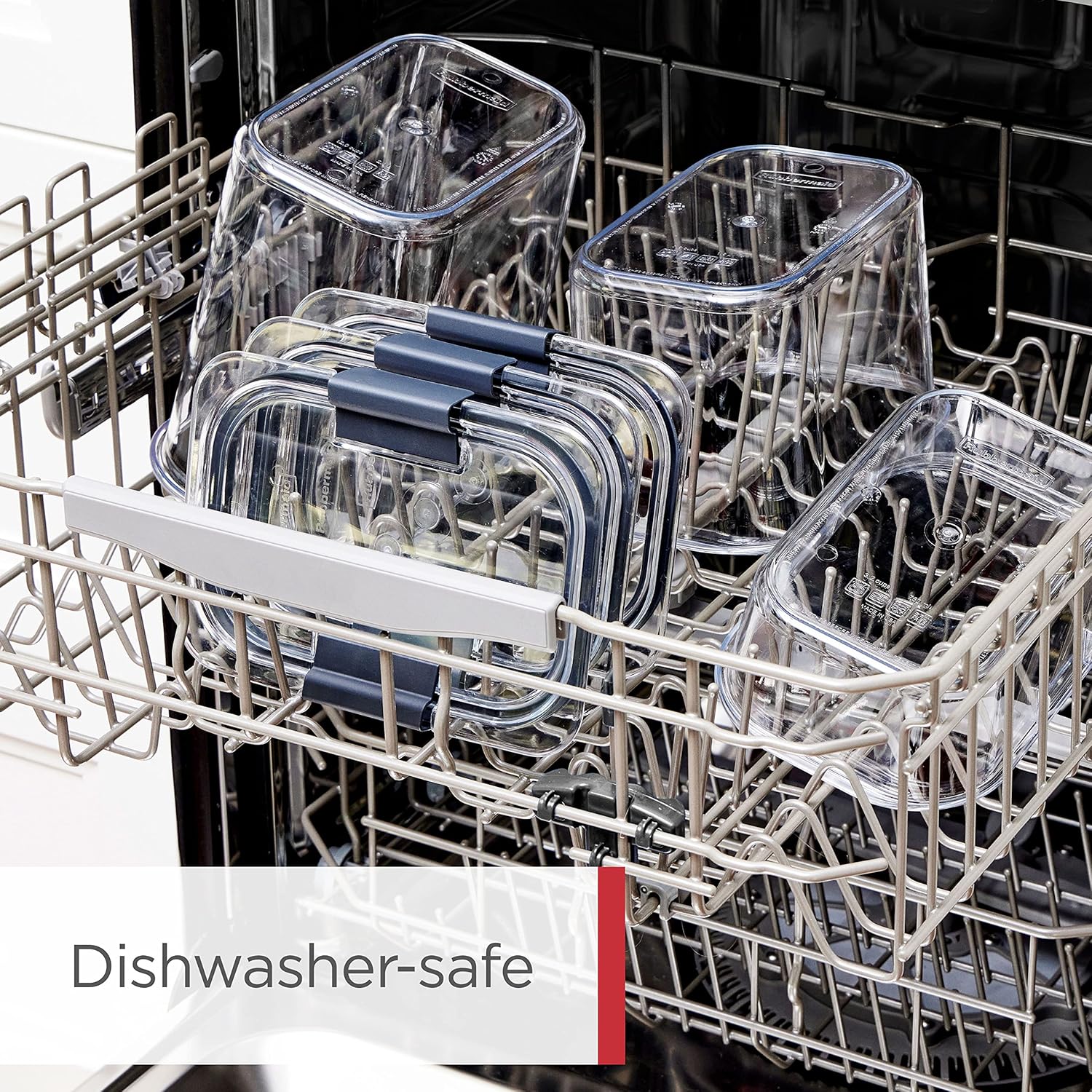 Rubbermaid Brilliance Airtight Food Storage Container | BPA-Free | Dishwasher-Safe | 32oz Capacity | Pack of 2