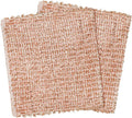 Redecker Real Copper Cleaning Cloths – Scratch-Free 2-Ply Woven Copper Scrub Pads for Pots, Pans, Sinks, Glass & Stainless Steel – Reusable, Machine Washable, Durable, Eco-Friendly – Set of 2