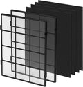 AP-1512HH Filter Replacement, Replacement Filter Compatible with Coway Airmega AP-1512HH and Airmega 200M Air Purifi-ers, 2 Washable Pre-Filters and 4 Activated Carbon Filters