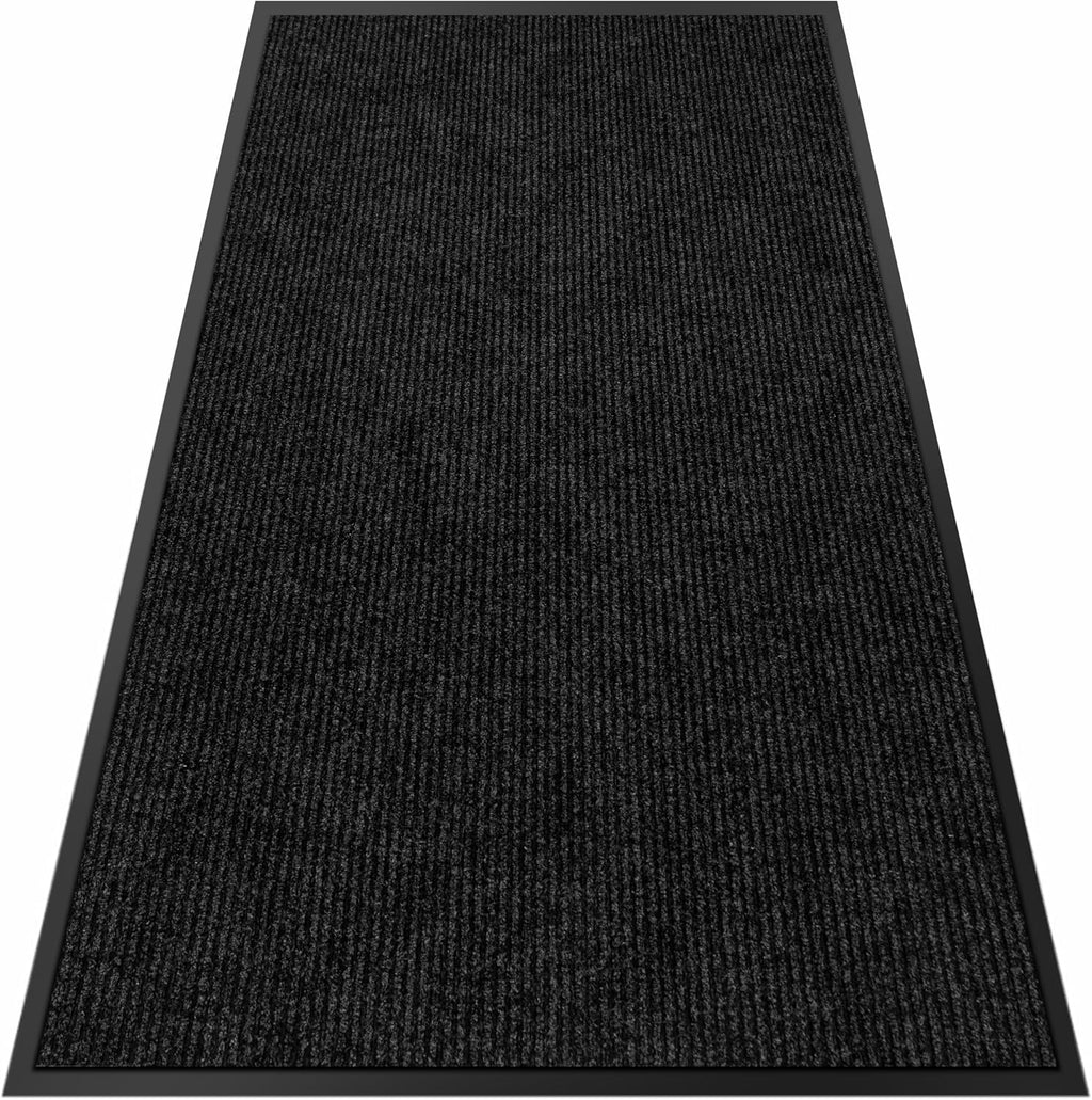 3′ x 8′ Front Door Mat Indoor Outdoor Entrance, Commercial Floor Mat Heavy Duty Dirt Trapper Entryway Doormat, Custom Size Non Slip Rubber Backing Welcome mat, Door Mat for High Traffic Area