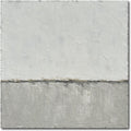 NANKAI art Hand-painted abstract canvas wall art featuring a minimalist design in gray White acrylic painting Original modern home decoration art Can be hung directly on the wall. 24x24 inches