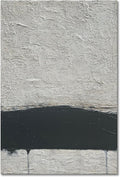 NANKAI Hand-painted Minimalism Black and Gray Art Oil painting Canvas Abstract Oil Painting Wall Art 36x24 Inch Home Wall Decoration