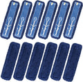 Matthew Cleaning 36'' Industrial Strength Cotton Dust Mop Refill Washable Replacement Heads for Residential & Commercial Use Fit Standard Dust Mop Frames, Hardwood, Laminate, Concrete Floors 12 Pack