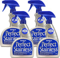 HOPE'S Perfect Stainless Steel Cleaner 22-Ounce, Streak-Free Self-Polishing Formula, Blocks Fingerprints, Pack of 4, 22 Ounce