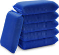 Bug Remover Car Wash Sponge (6 Pack) Bug and Tar Remover for Cars Exterior - Ultra Soft Mesh Car Wash Sponges Non Scratch