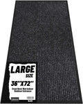 Front Door Mat Indoor Outdoor Entrance, 36" x 72" Dirt Resistant and Absorbent Door Mat, TPR Backing Non-Slip Doormats, Easy to Clean, Low Profile Welcome Floor Mat for Outside Entry
