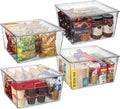 ClearSpace Plastic Storage Bins with Lids XL – Perfect Kitchen Organization or Pantry Storage – Fridge/Cabinet Organizers