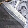 Rubber Squeegee Broom for Floors, 51.77" Long Handle Multi-Surface Magic Broom, Pet Hair Remover Scraper for Laminate Carpets, Windows, Mirrors, Rugs, Hardwood, Tile Cleaning