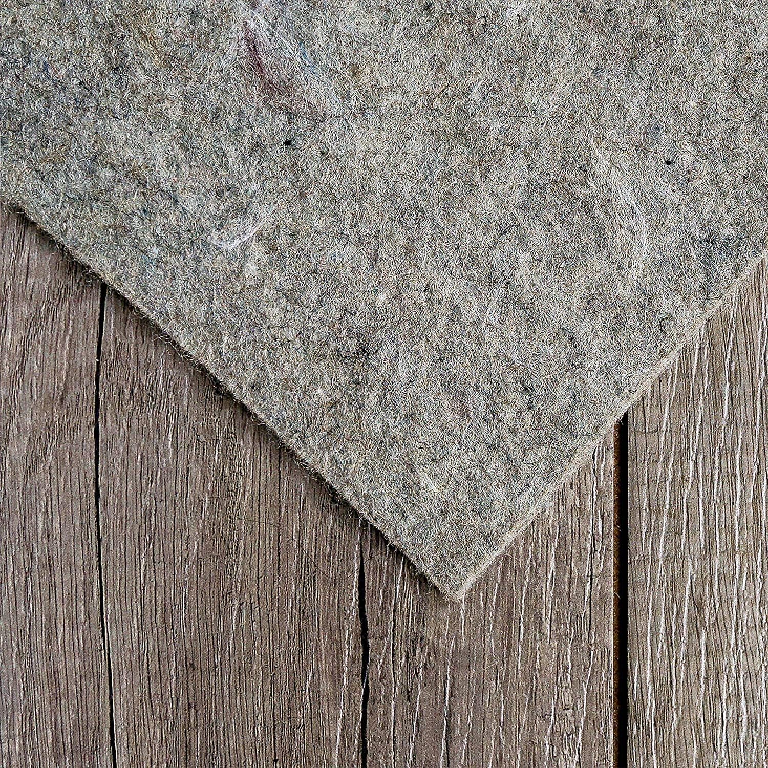 RUGPADUSA - Dual Surface - 9'10" x 13'10" - 1/4" Thick - Felt + Rubber - Non-Slip Backing Rug Pad - Safe for All Floors