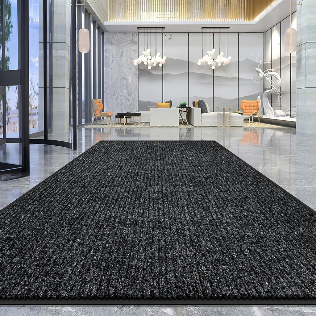 Vicwe Indoor Outdoor Door Mat, 3'x10' Heavy Duty Front Door Mat, Non-Slip Washable Doormats Entrance Mats, Dirt Resistant and Absorbent Doormat, Commercial Outdoor Entrance Floor Mat for Home Office