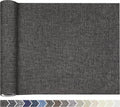 KING MOUNTAIN Fine Linen Repair Patches, Self-Adhesive Linen Fabric Patches, 12X40 inch Extra Size, Multi Color, Can be Used for Linen Sofa Repair and Linen Clothes Repair(12" x 40",Dark Grey 2.0)